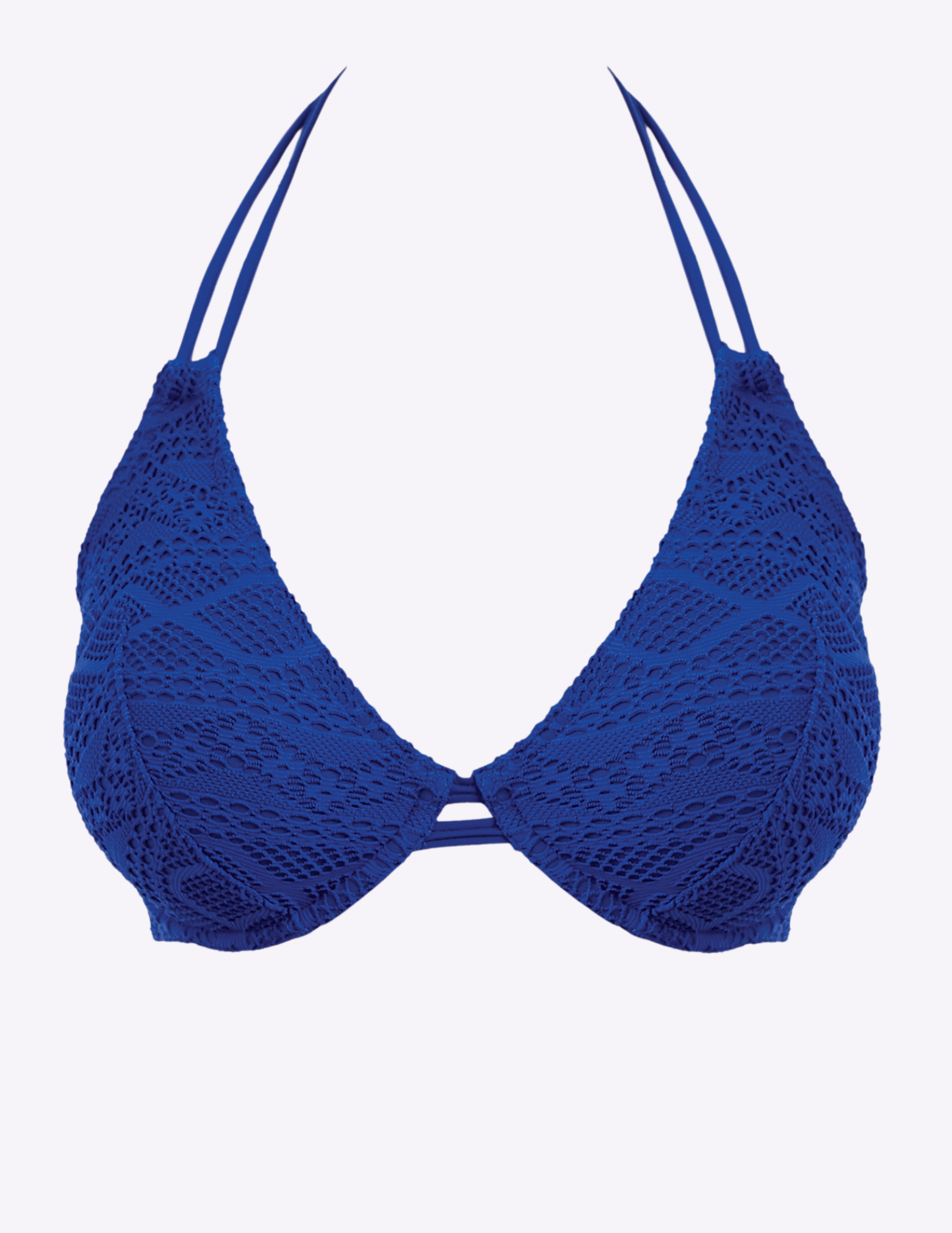 Sundance Underwire Bandless Halter Bikini Swim Top