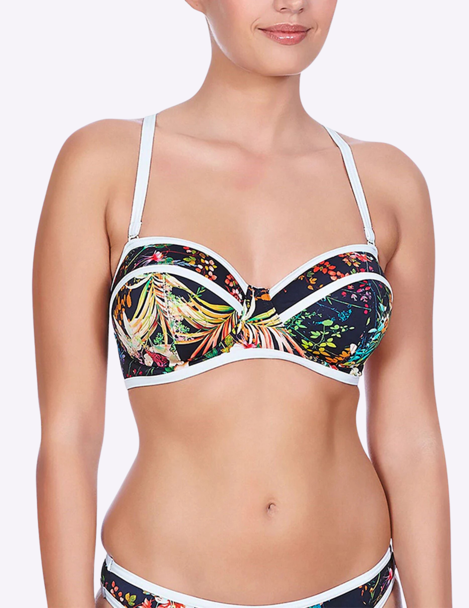 Tropicana Underwire Padded Bandeau Bikini Top