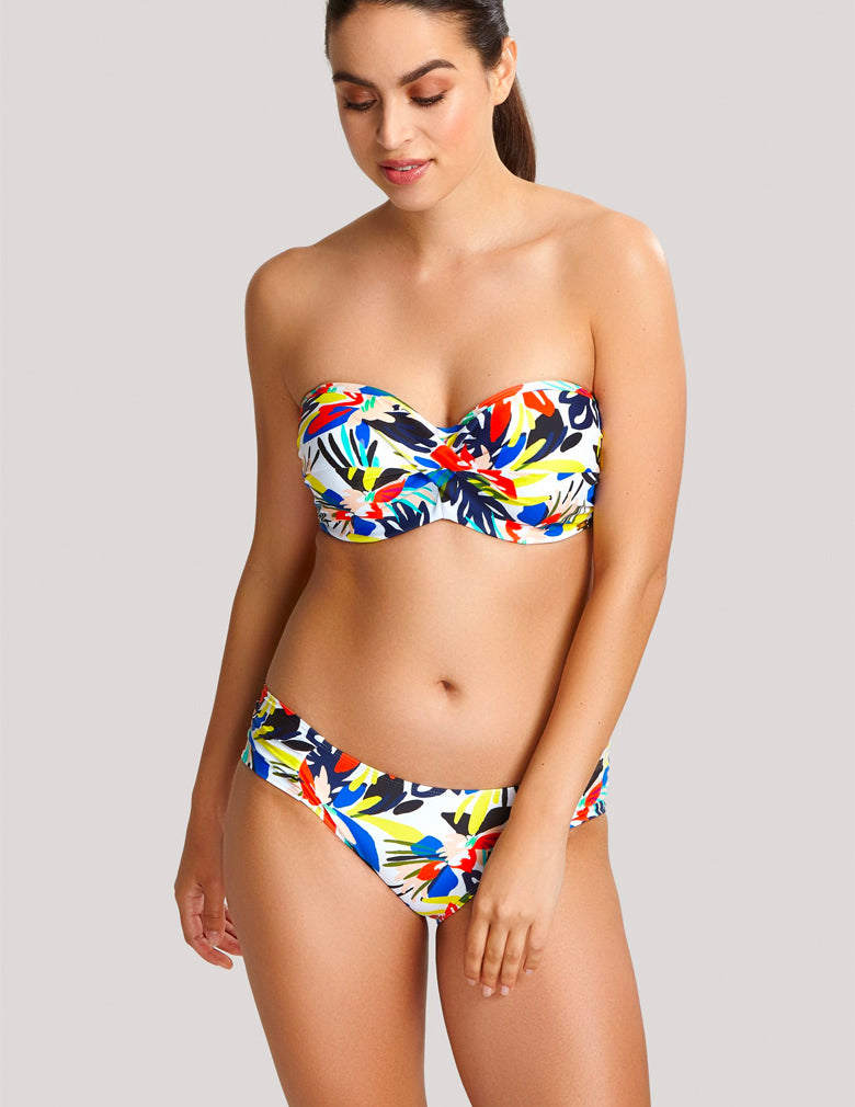 Panache Anya Riva Twist Bandeau Bikini Top SW1403 Floral Print