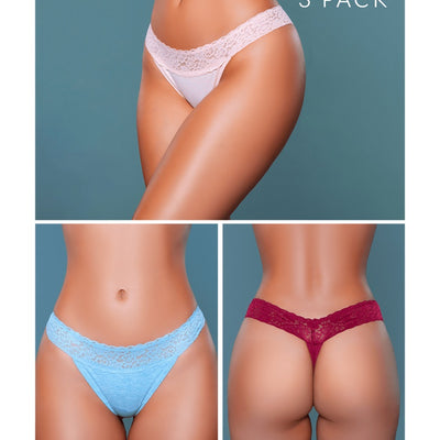 Be Wicked 2199 Asher Thong 3 Pac
