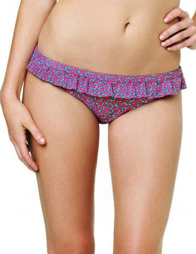 Cleo Swimwear Hattie CW0049 Floral Print Frill Bikini Bottom front view